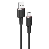  USB kabelis Acefast C2-04 USB-A to USB-C 1.2m black 